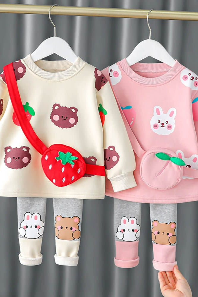 Compleu de catifea din doua piese NOVA