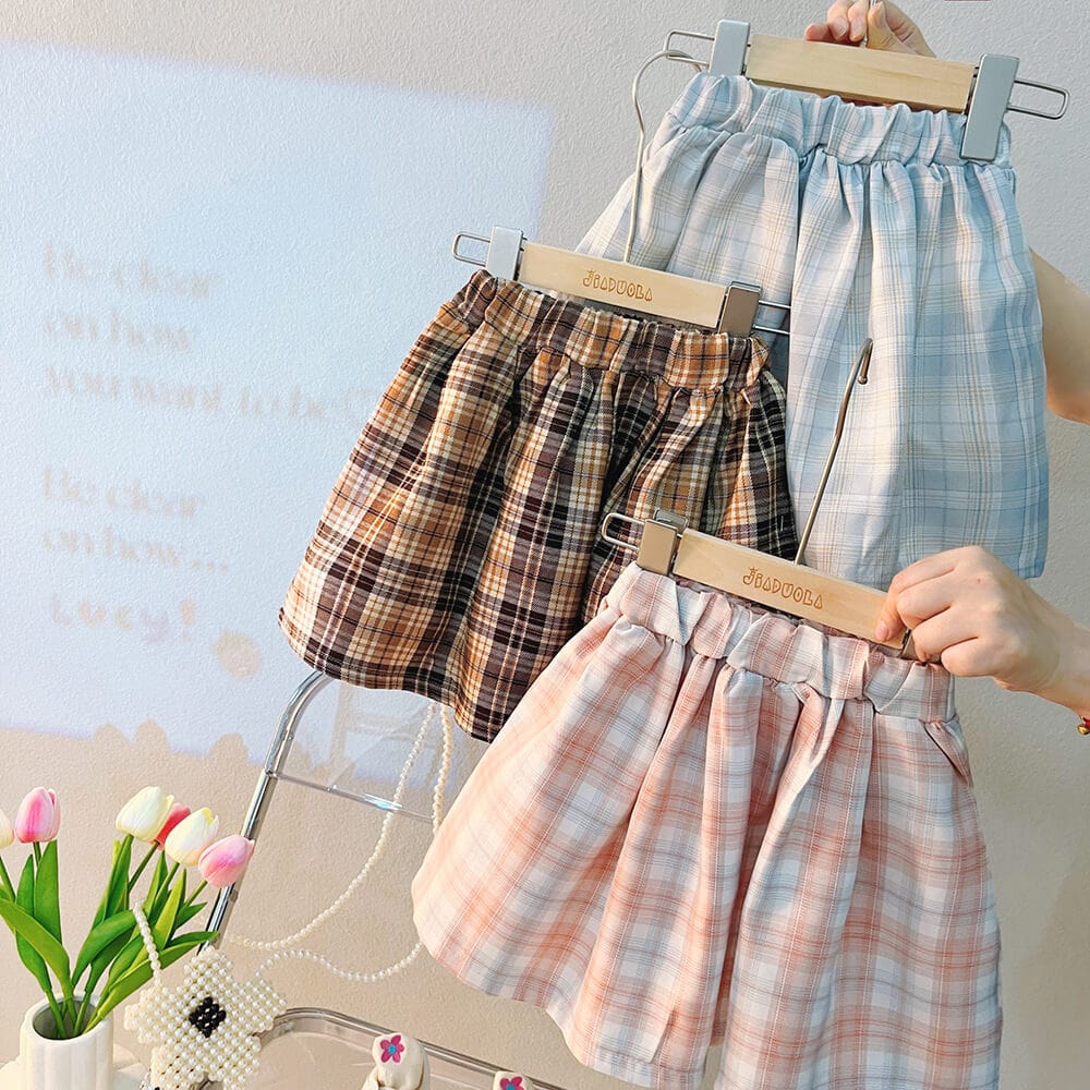 Compleu din 3 piese pentru fete din bumbac LARA