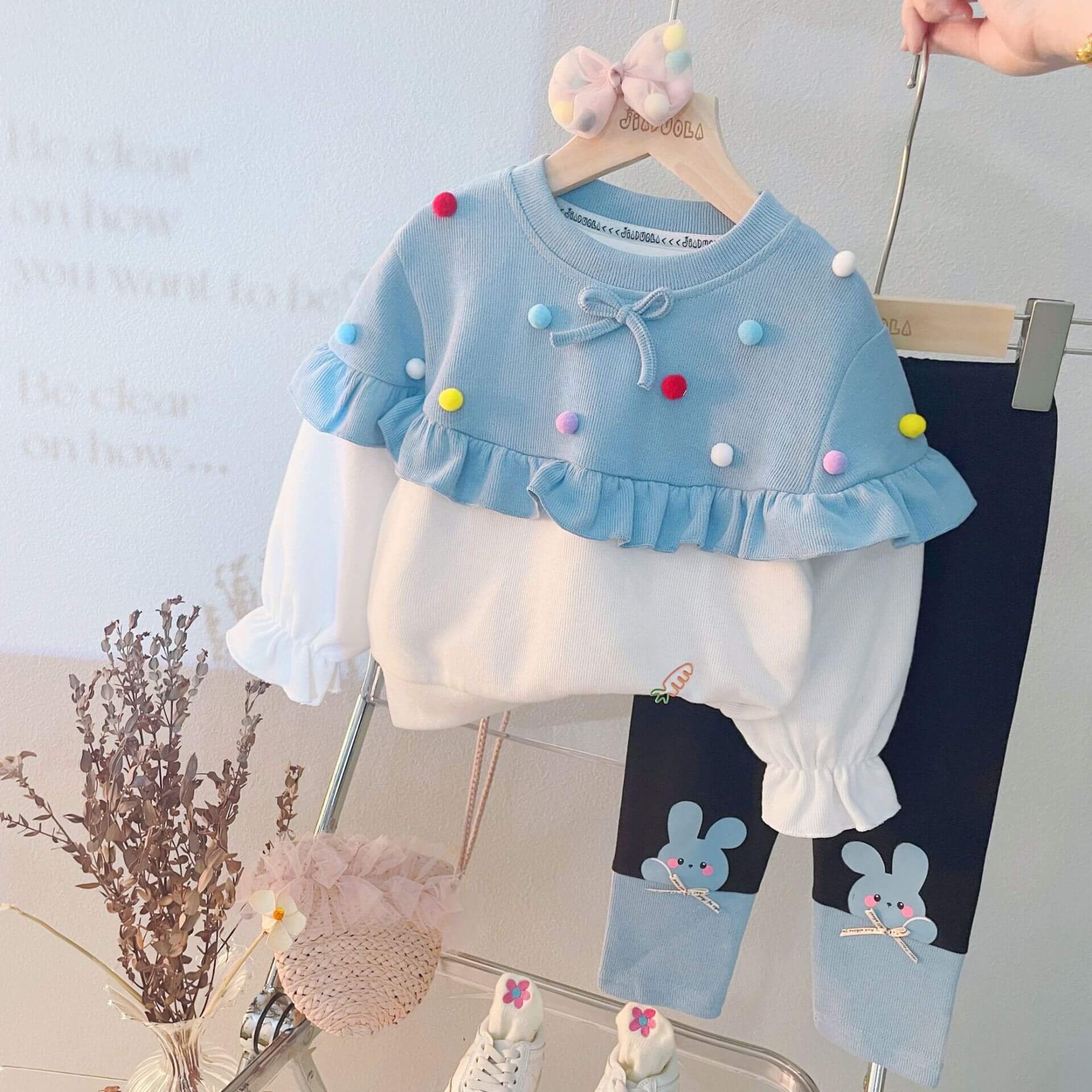 Compleu 2 piese bluza si colanti AMELIA
