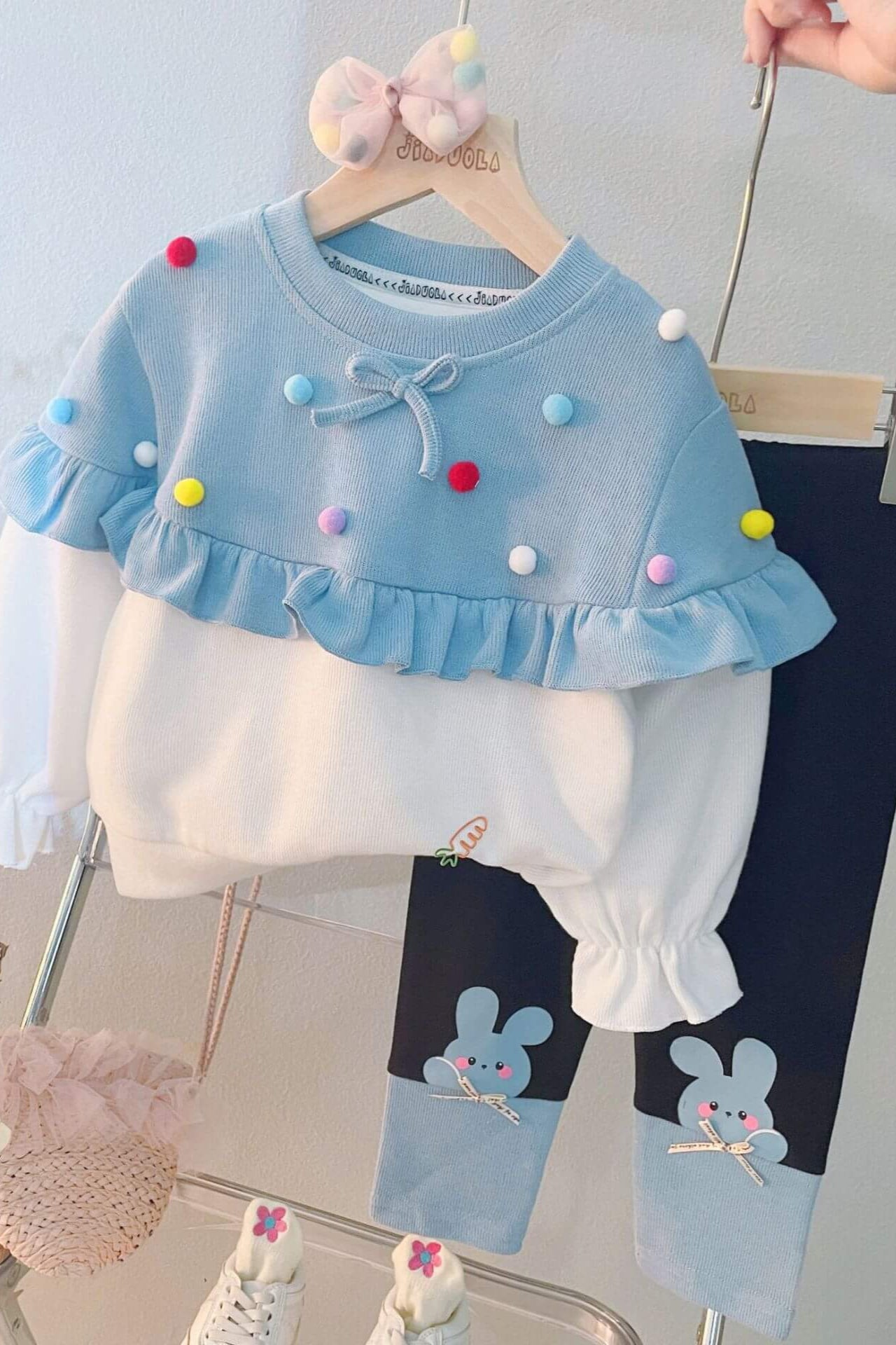 Compleu 2 piese bluza si colanti AMELIA