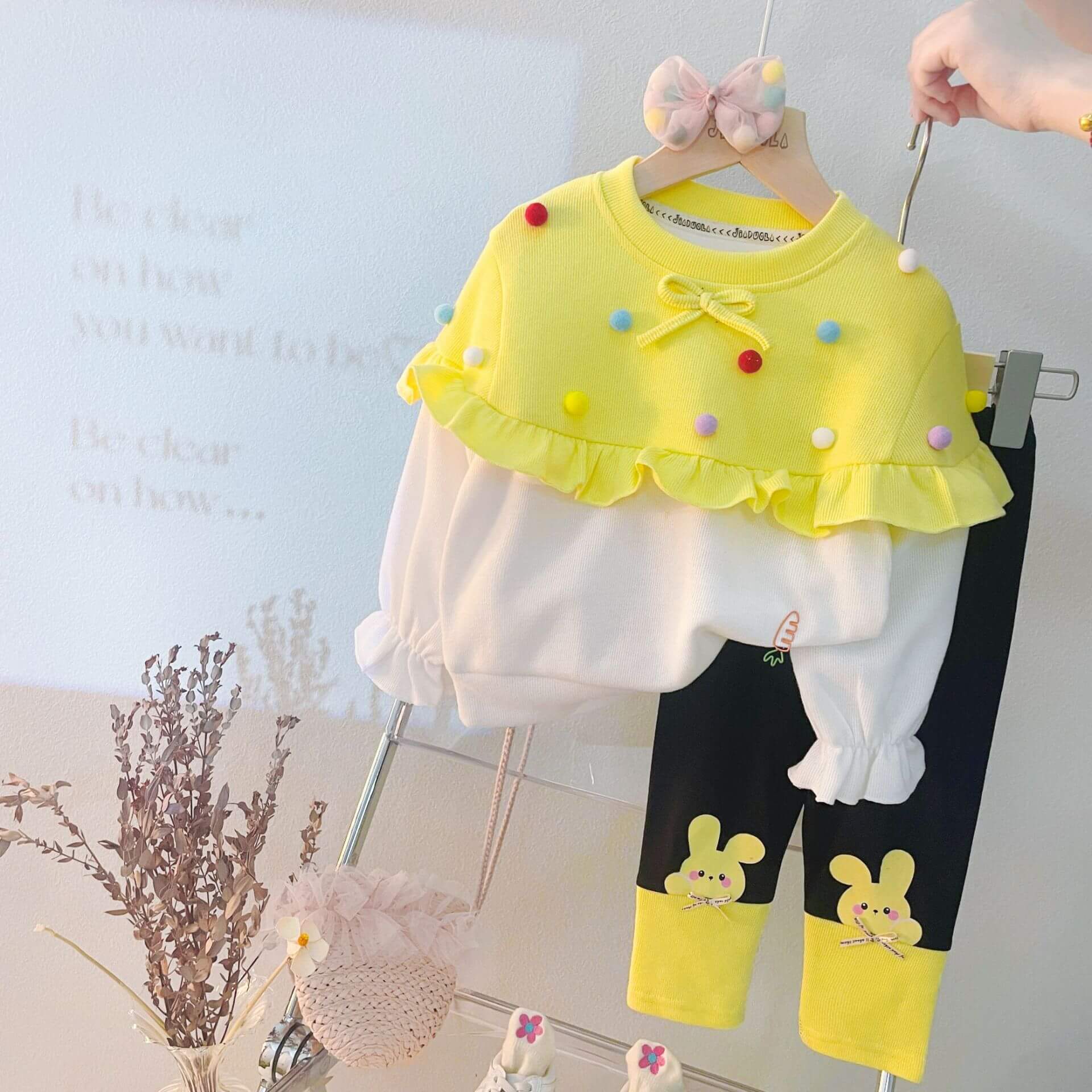 Compleu 2 piese bluza si colanti AMELIA