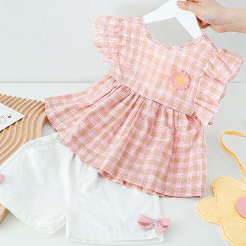 Compleu fete pantaloni scurti si tricou LOFY