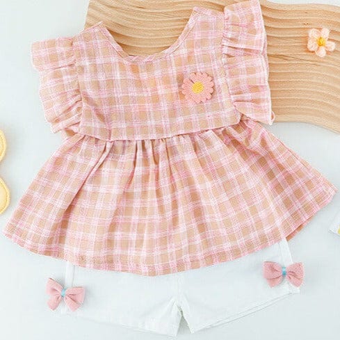 Compleu fete pantaloni scurti si tricou LOFY