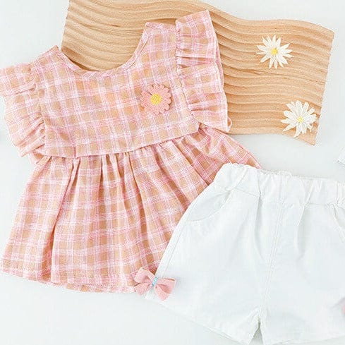 Compleu fete pantaloni scurti si tricou LOFY