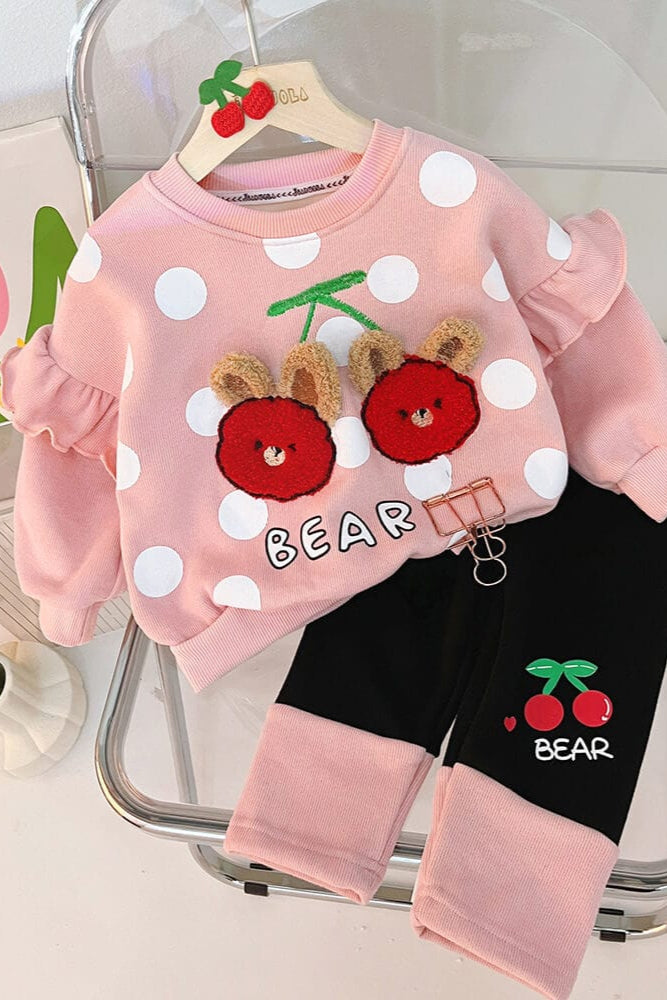 Compleu pentru fete din doua piese bluza si  pantaloni MIA