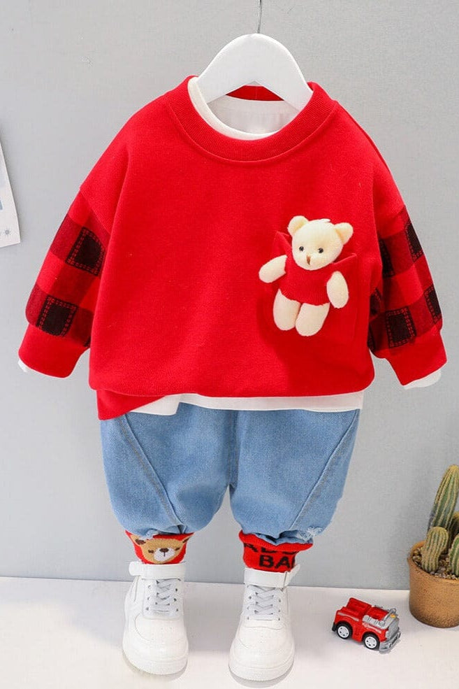 Compleu rosu din 2 piese SABIN