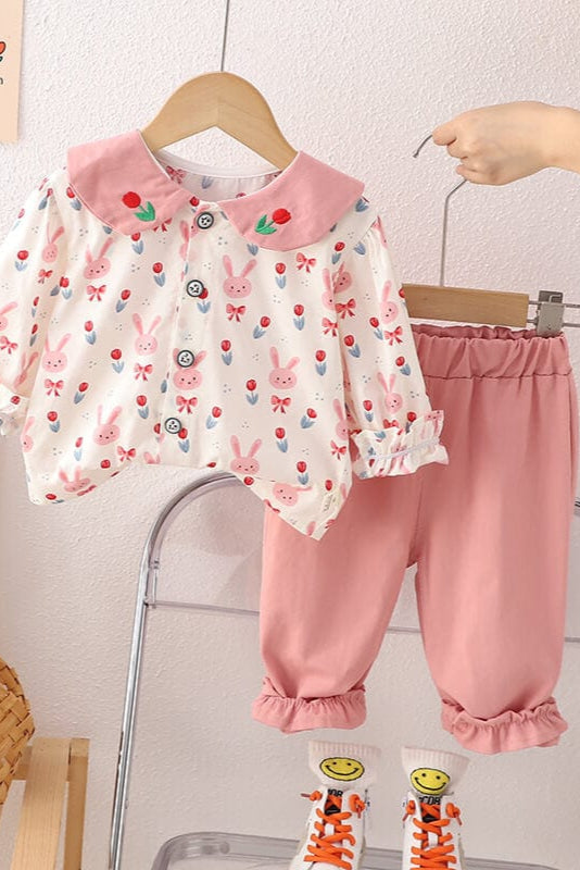 Compleu roz pentru fete CORI