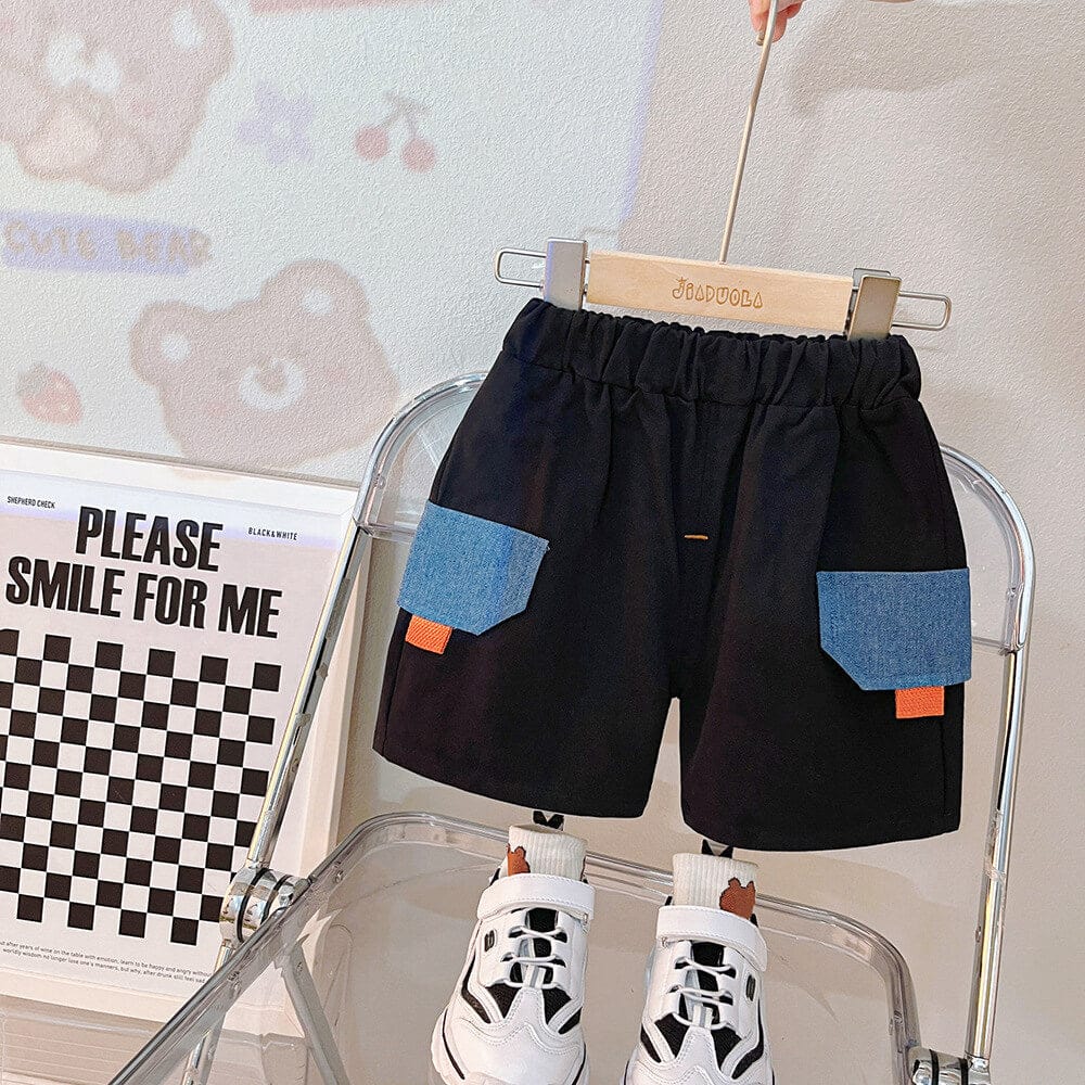 Compleu tricou si pantaloni scurti HAPPY-BEAR