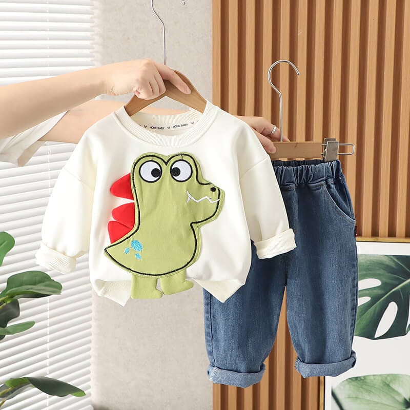 Compleu verde din 2 piese CROCO