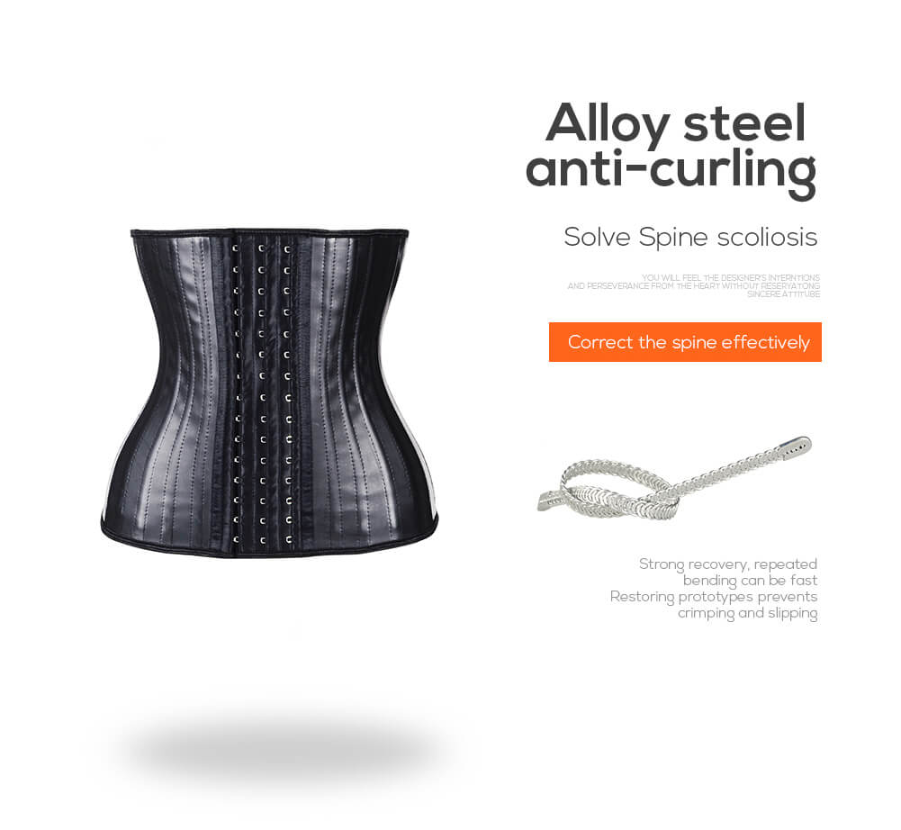 Corset modelator din latex, talie de viespie