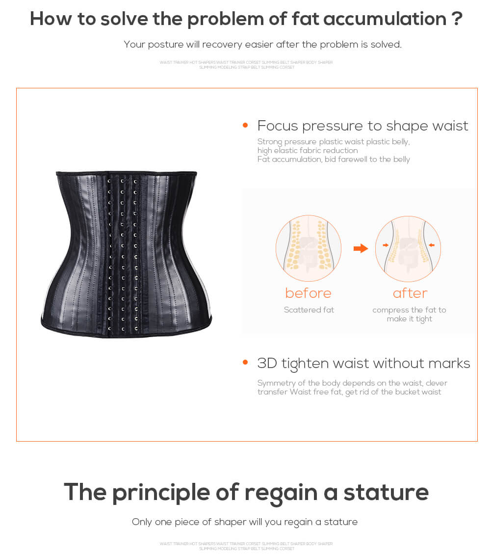 Corset modelator din latex, talie de viespie