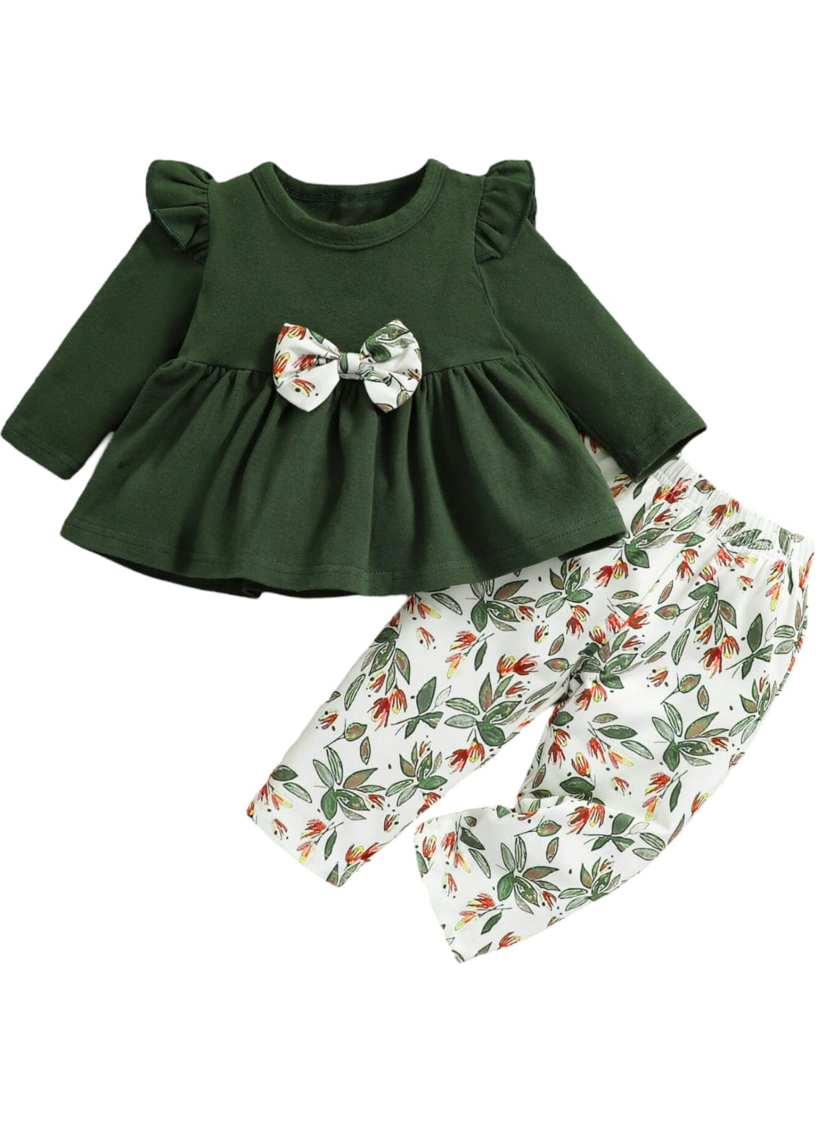 Compleu pentru fetite verde