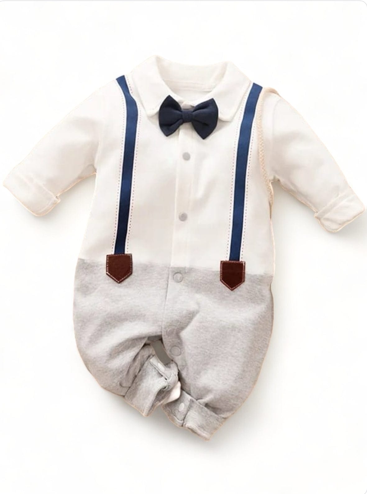 Costum bebe din bumbac 100% ROYAL BLUE