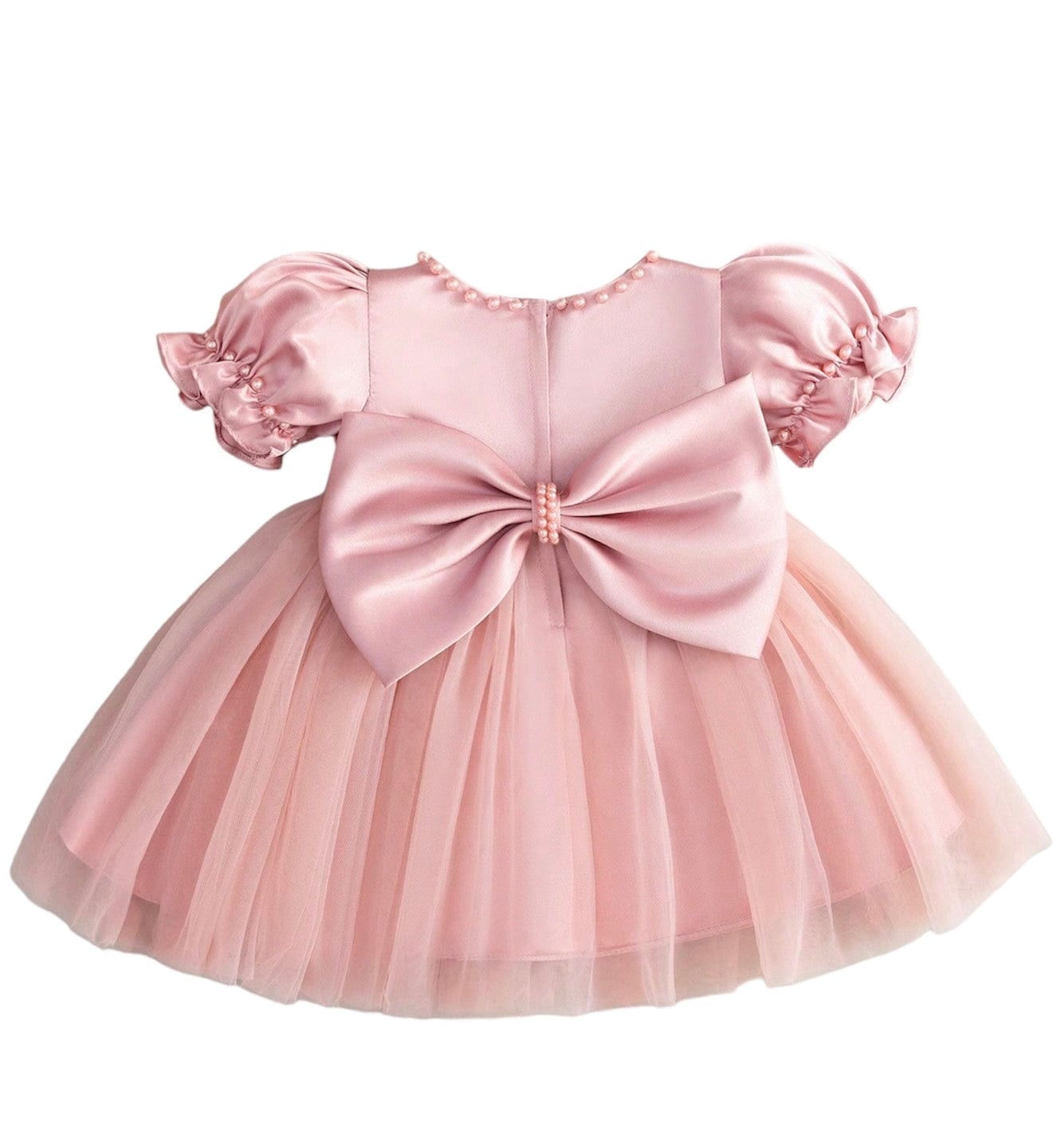 Rochie cu fundita din tiul