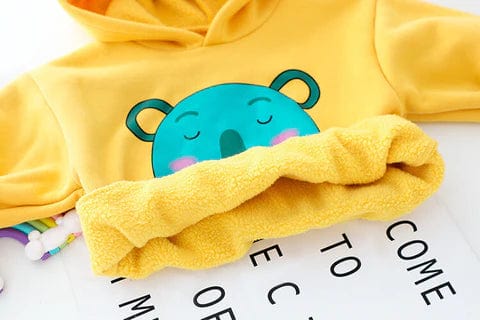 Compleu de catifea, hanorac si pantaloni DAVID