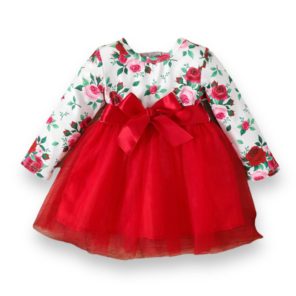 Rochita rosie bebe RED-TULLE