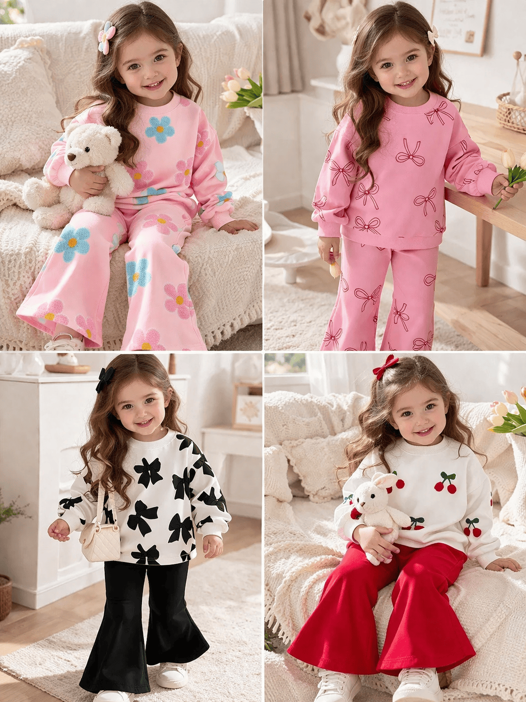 Pantaloni evazati si bluza DIANA