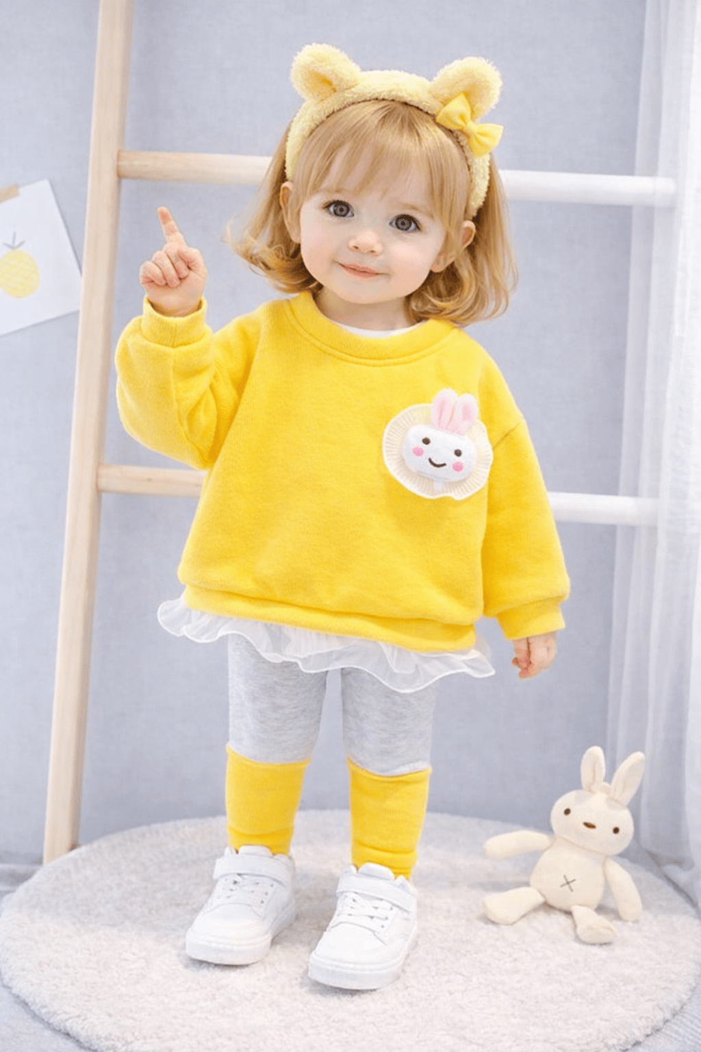 Compleu de catifea din doua piese ANDA