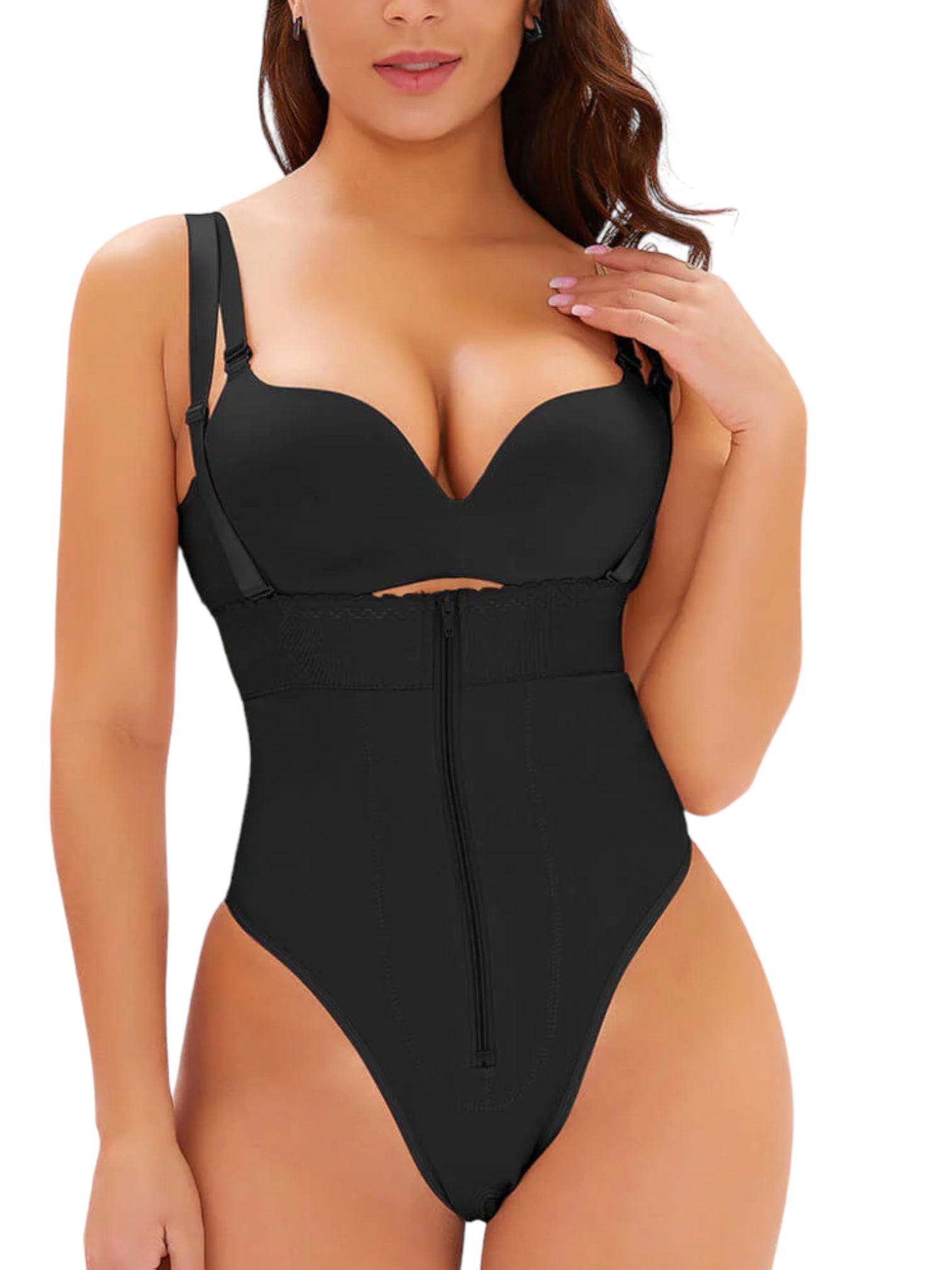 Tanga modelator cu bretele pentru controlul burticii