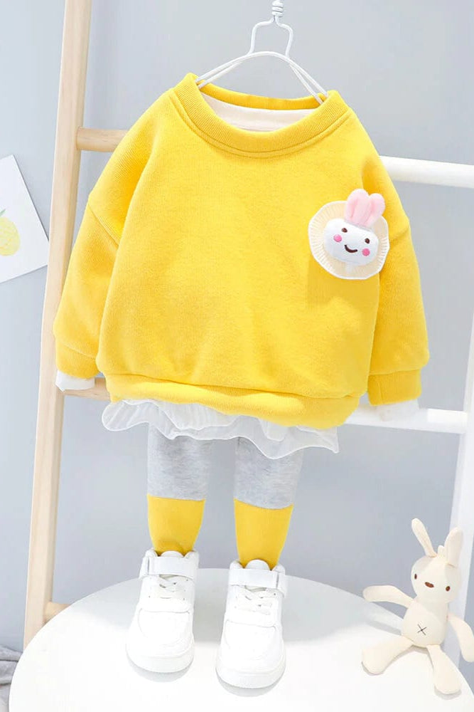 Compleu de catifea din doua piese ANDA