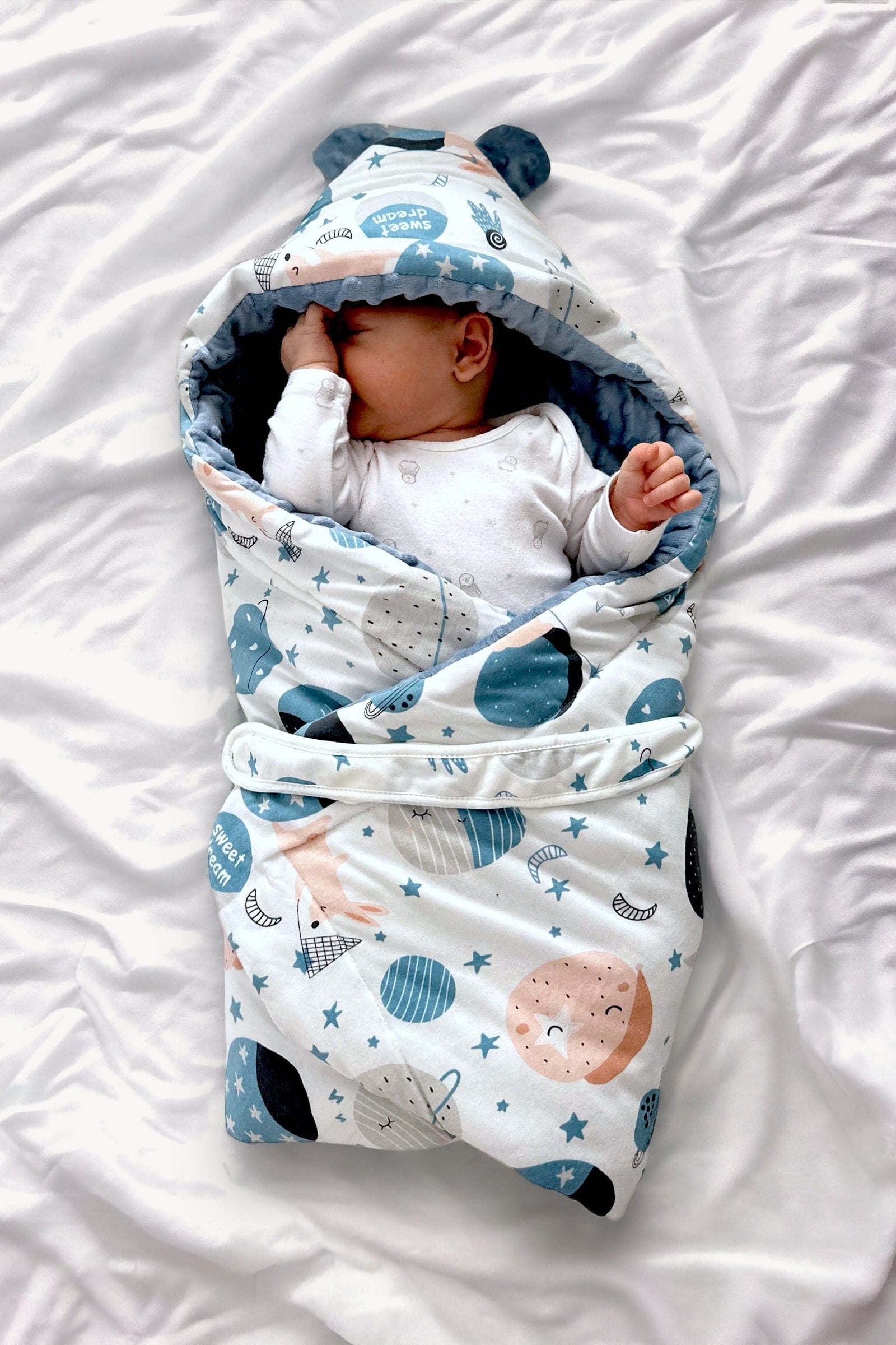 Patura nou-nascut multifunctinala 80x80 cm