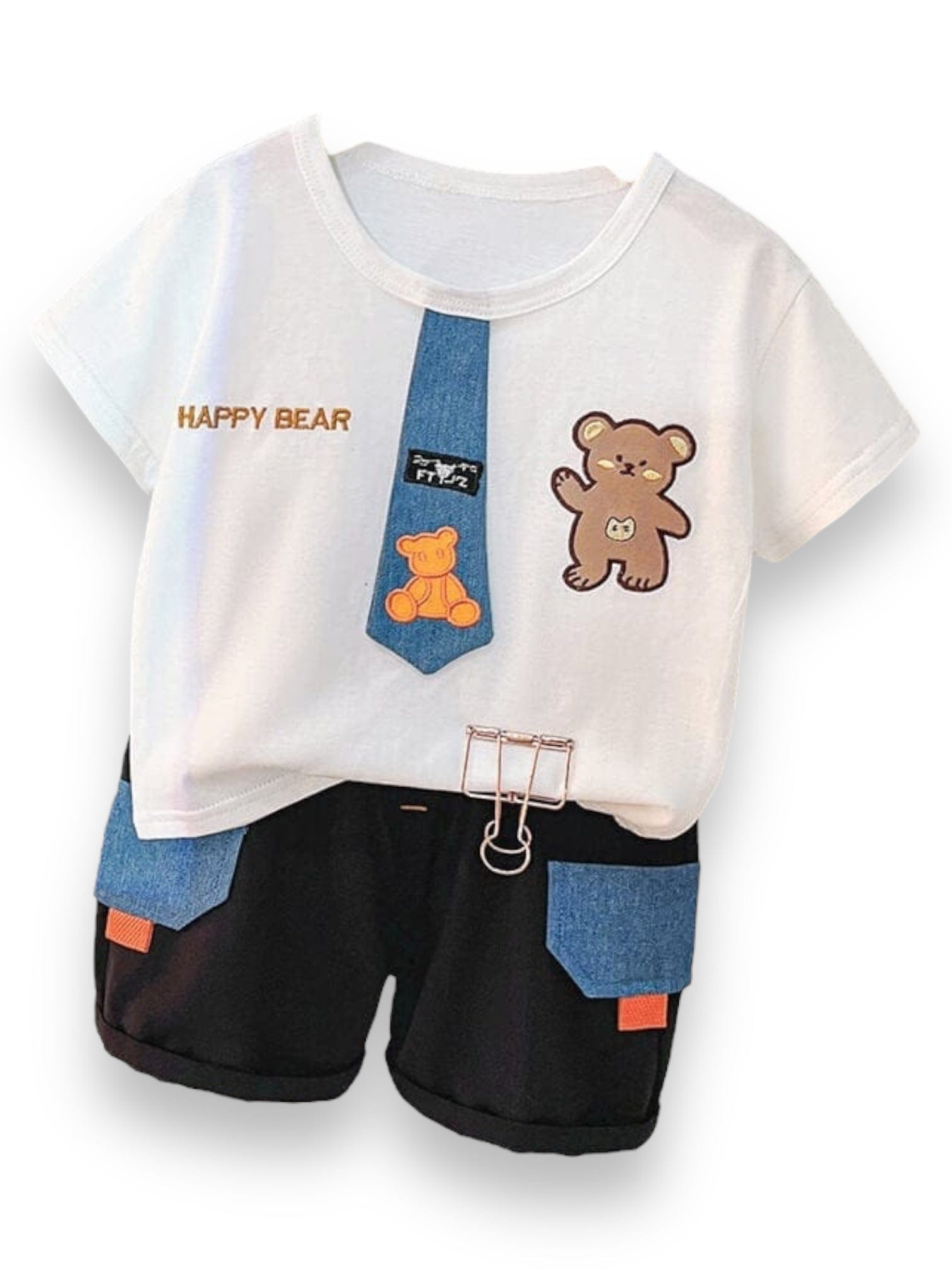 Compleu tricou si pantaloni scurti HAPPY-BEAR