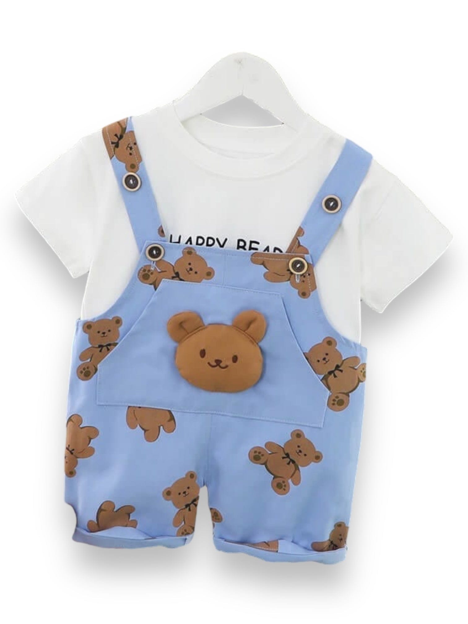 Set din doua piese, salopeta si tricou BEAR