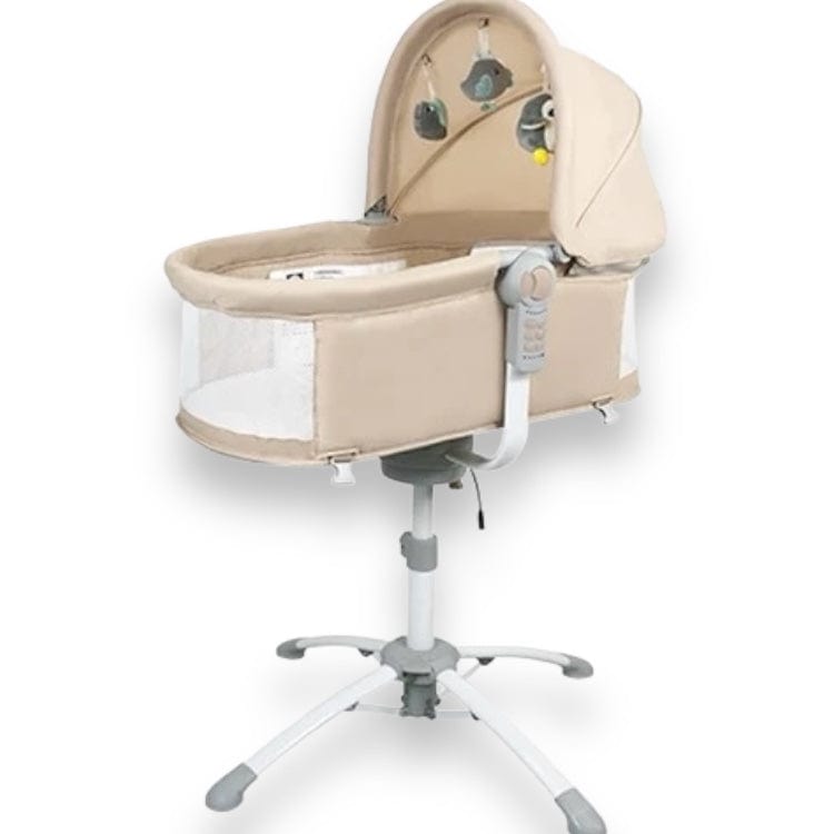 Leagăn, pat sau scaun electric pliabil pentru bebeluși