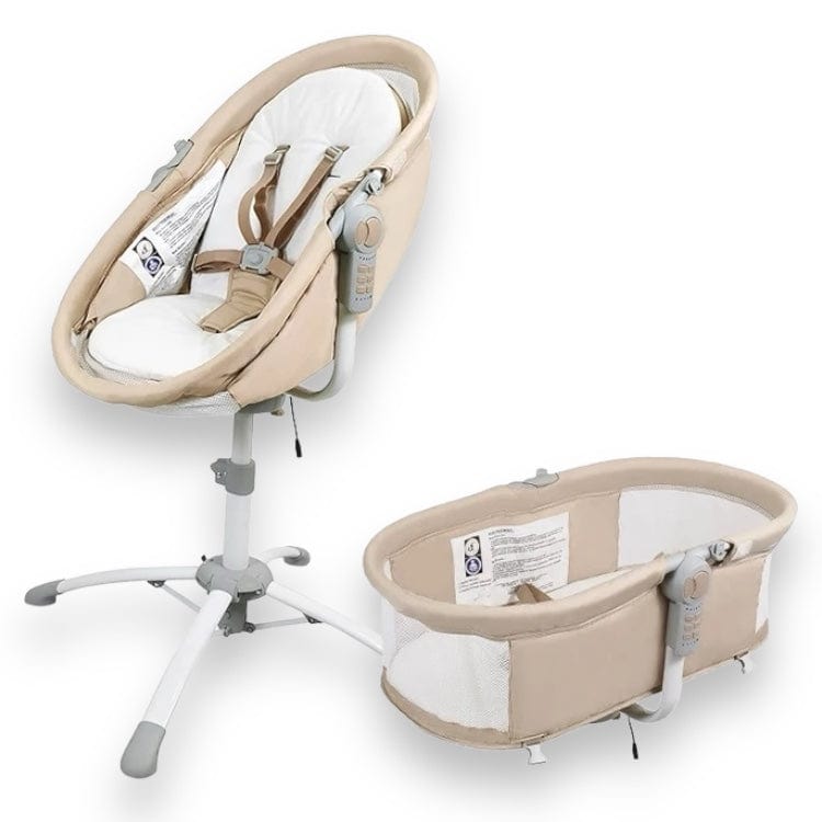 Leagăn, pat sau scaun electric pliabil pentru bebeluși