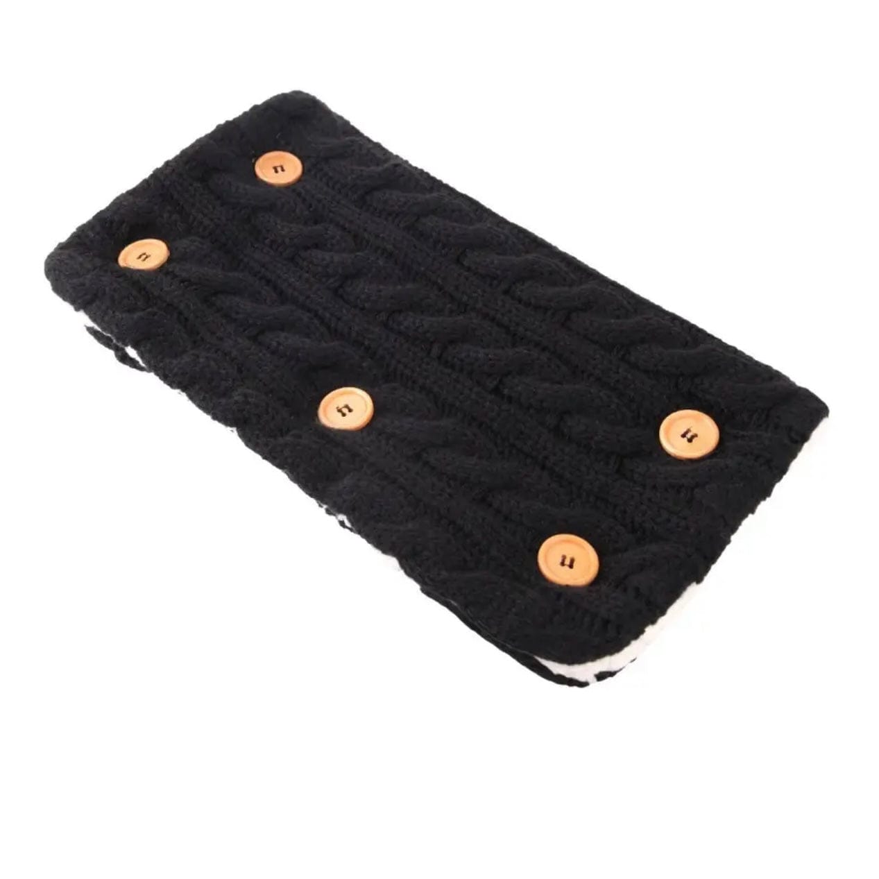 Patura carucior din bumbac tricotat si cocolino pufos