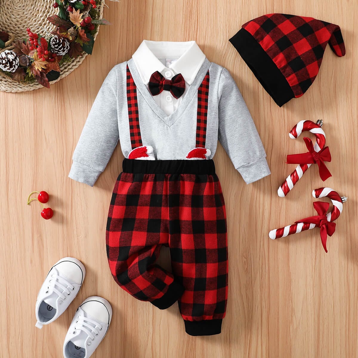 Compleu din 3 piese pentru bebe CHRISTMAS