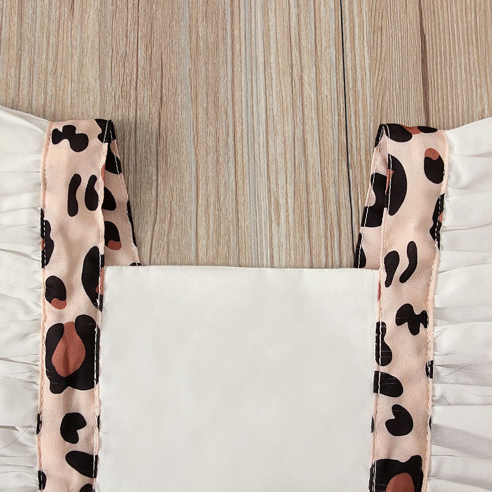 Rochita cu top pentru bebe LEOPARD