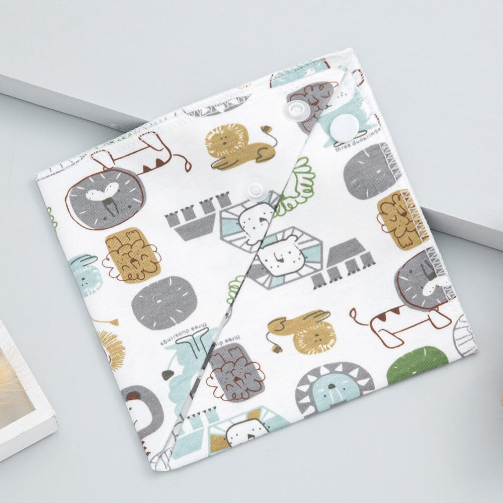 Set de 5 bavete din bumbac 100%