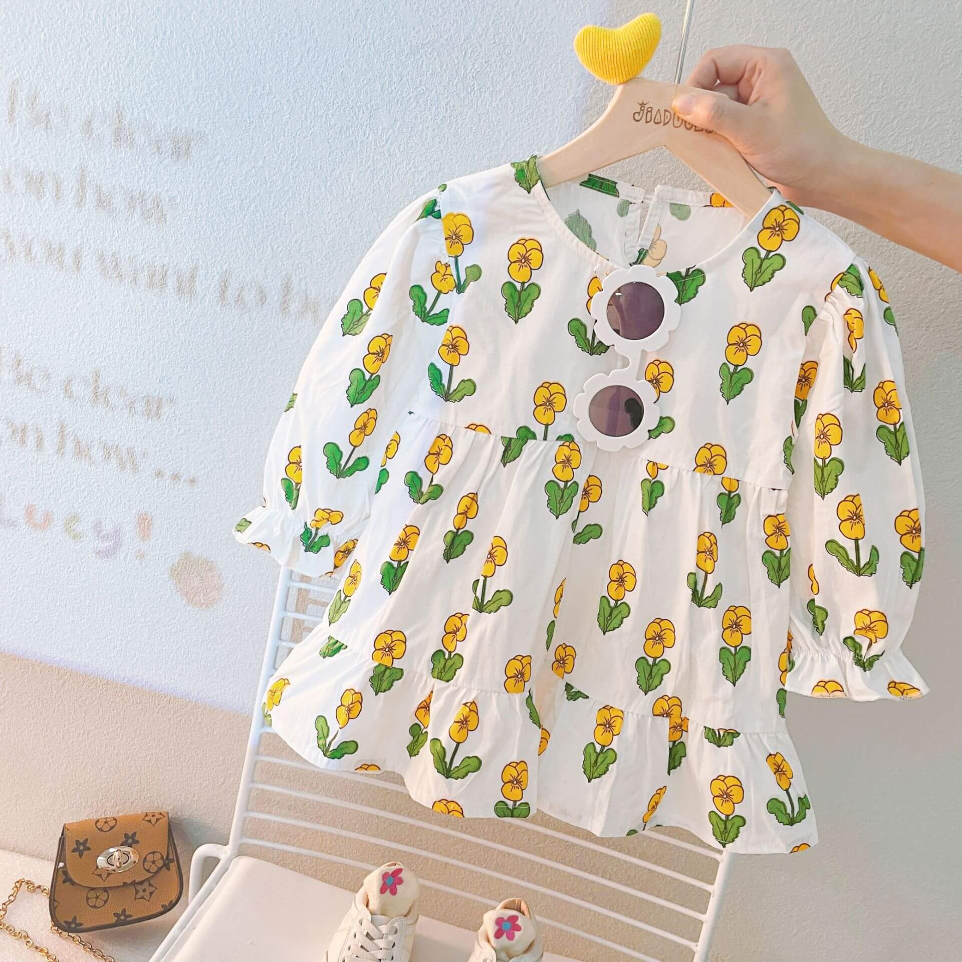 Set cu rochita colanti si cardigan BELLA