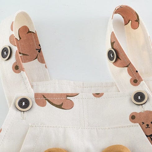 Set din doua piese, salopeta si tricou BEAR