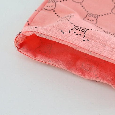 Set din doua piese, salopeta roz si tricou SERENA