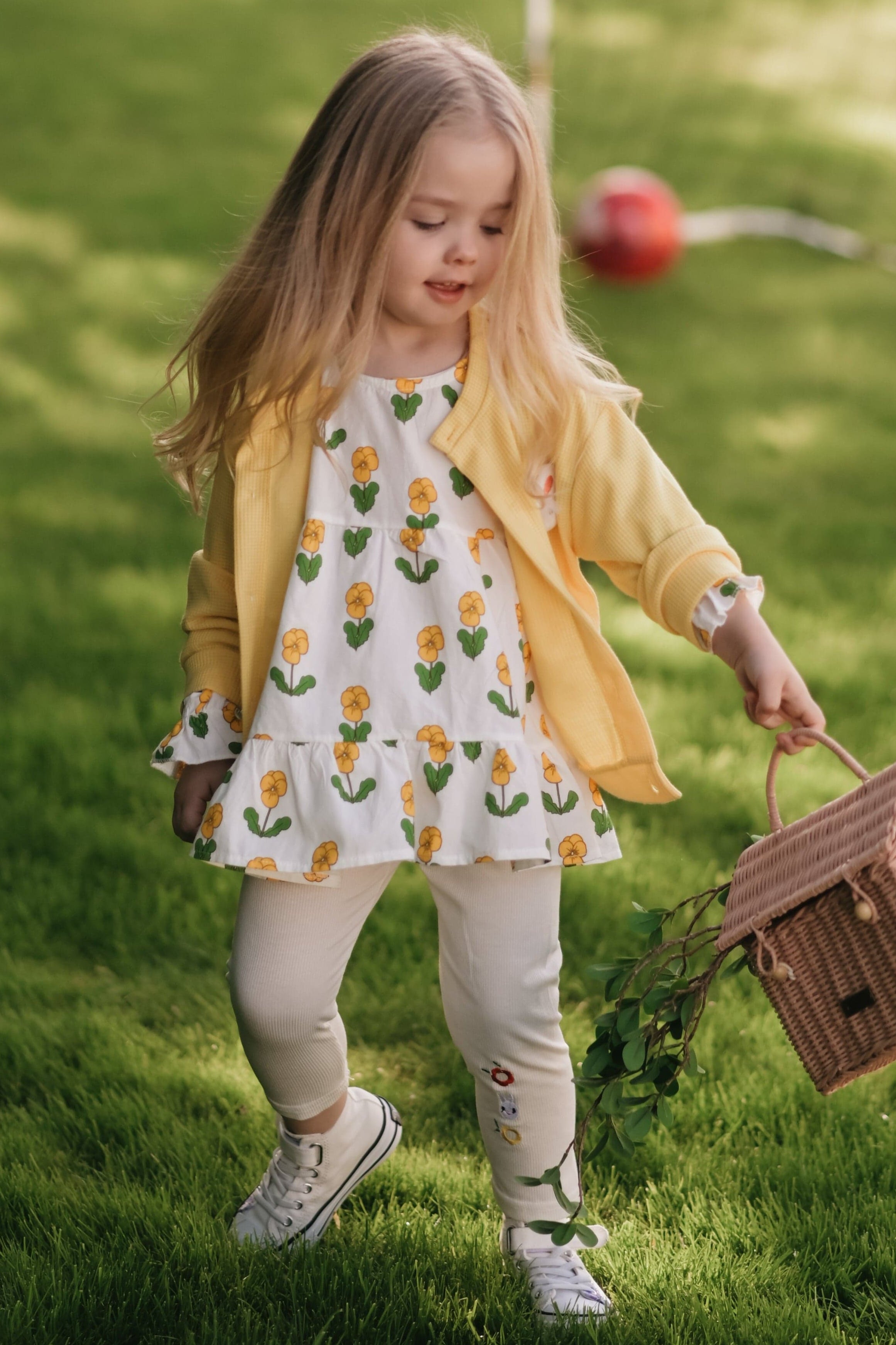 Set cu rochita colanti si cardigan BELLA