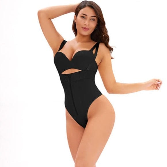 Tanga modelator cu bretele pentru controlul burticii