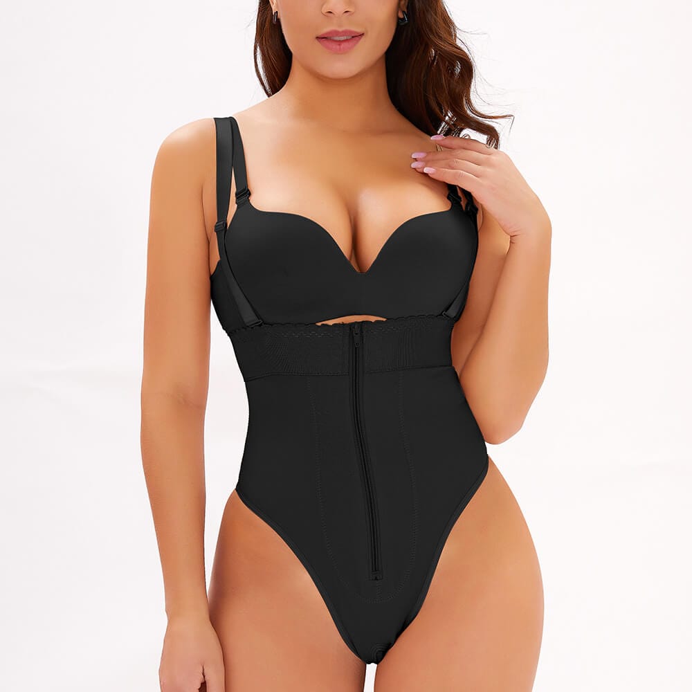Tanga modelator cu bretele pentru controlul burticii
