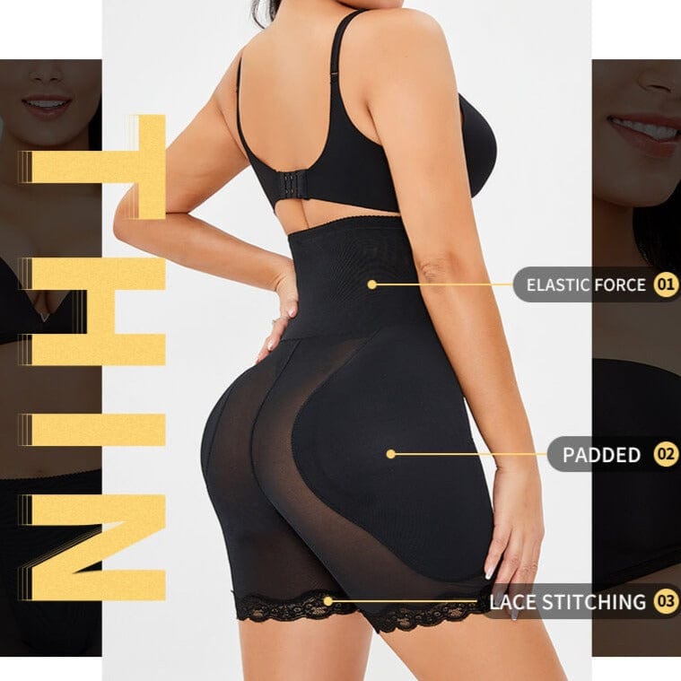 Chiloti modelatori push-up pentru solduri si fese