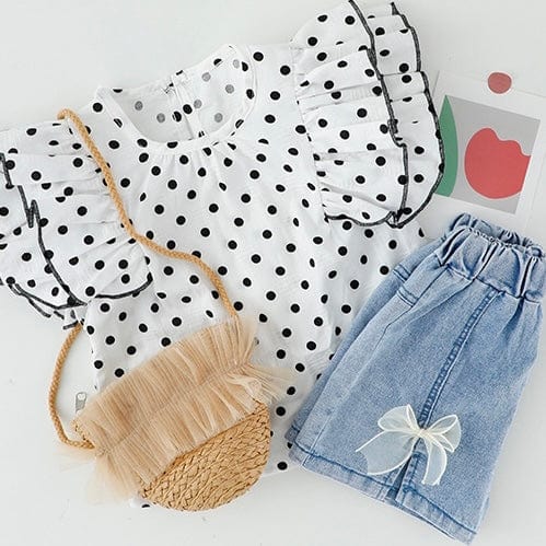 Set din doua piese, tricou si pantaloni scurti CAMELY