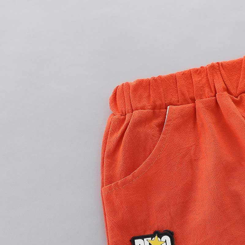 Set bebe cu maneca scurta 100% bumbac DINOZAUR