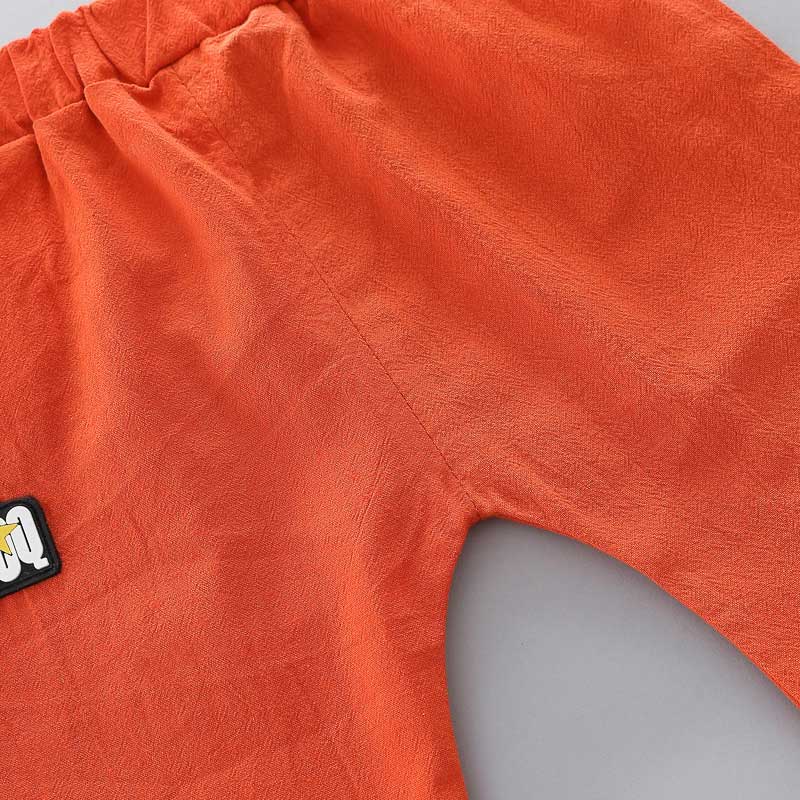 Set bebe cu maneca scurta 100% bumbac DINOZAUR