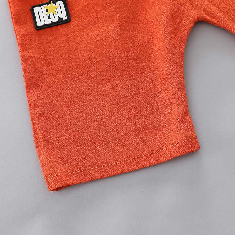 Set bebe cu maneca scurta 100% bumbac DINOZAUR