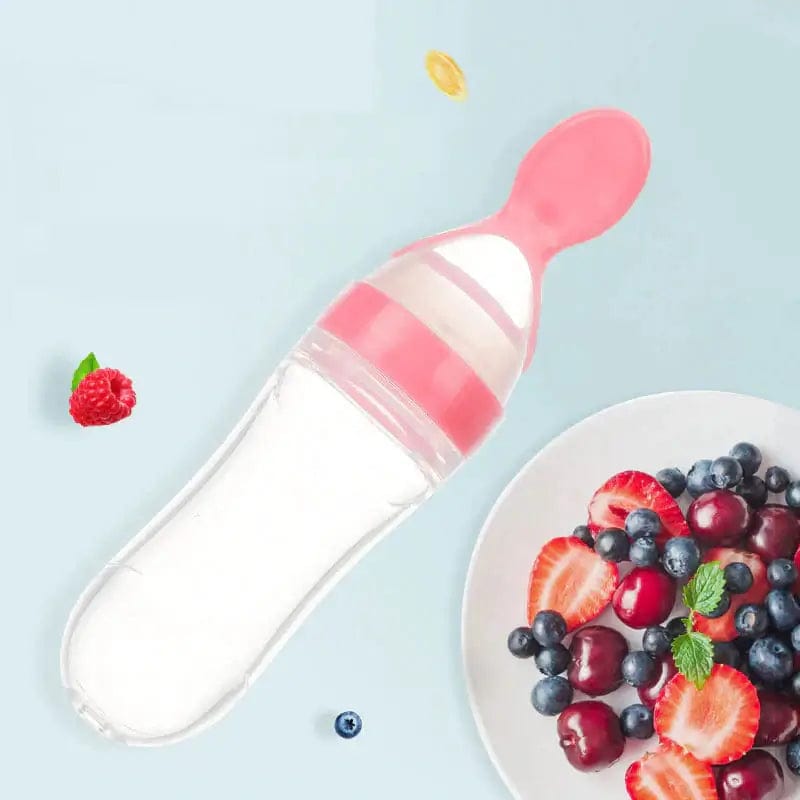 Lingurita cu rezervor pentru bebelusi