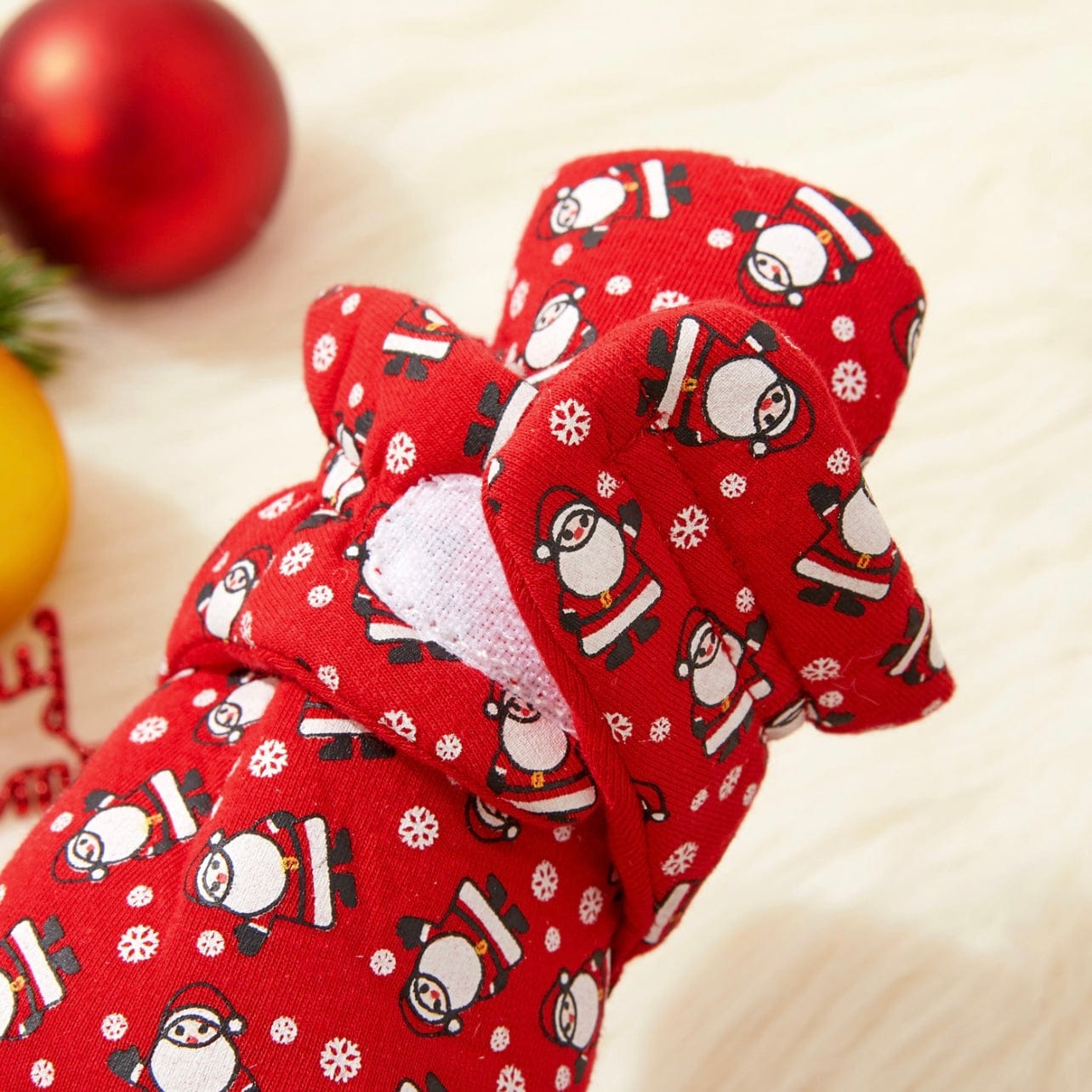 Papuci de casa pentru bebe CRACIUN