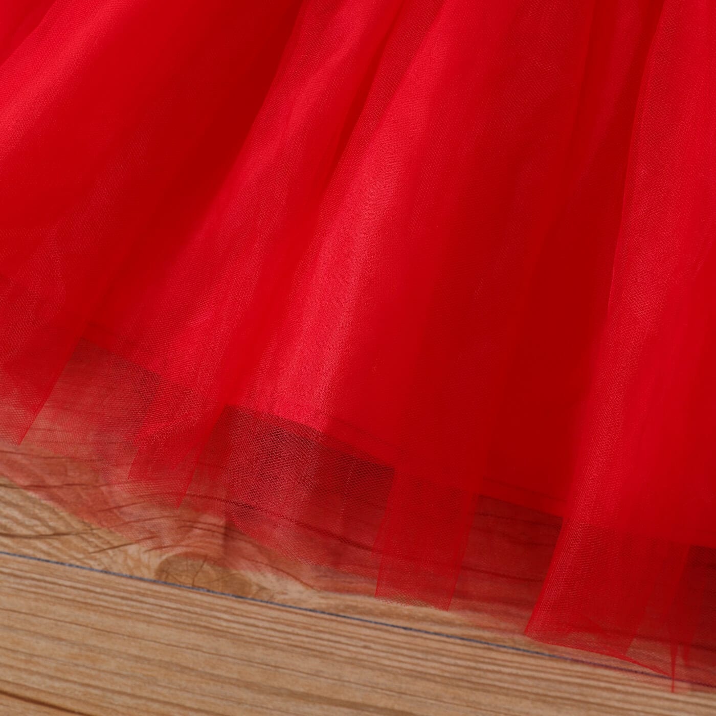 Rochita rosie bebe RED-TULLE