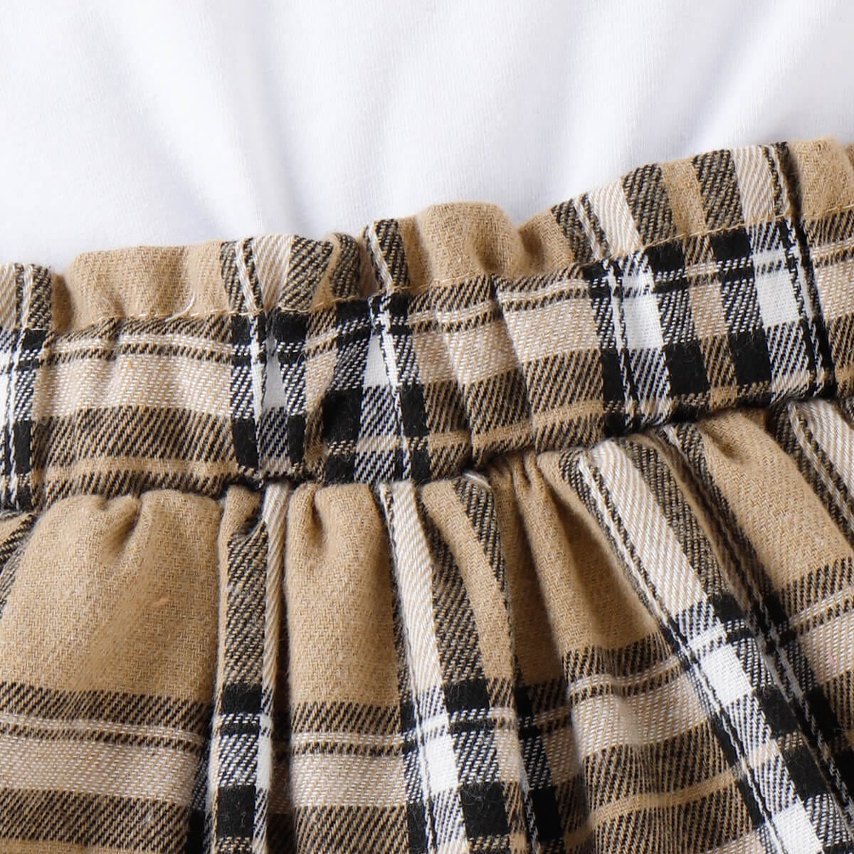 Set rochie si bentita in carouri