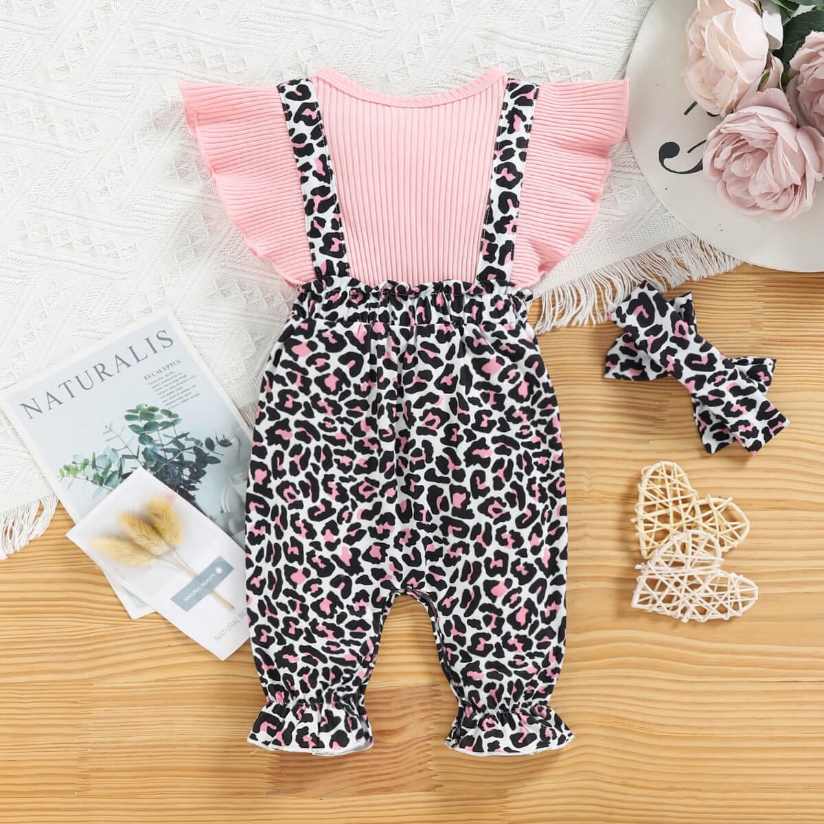 Set salopeta bebe si bentita LEOPRAD