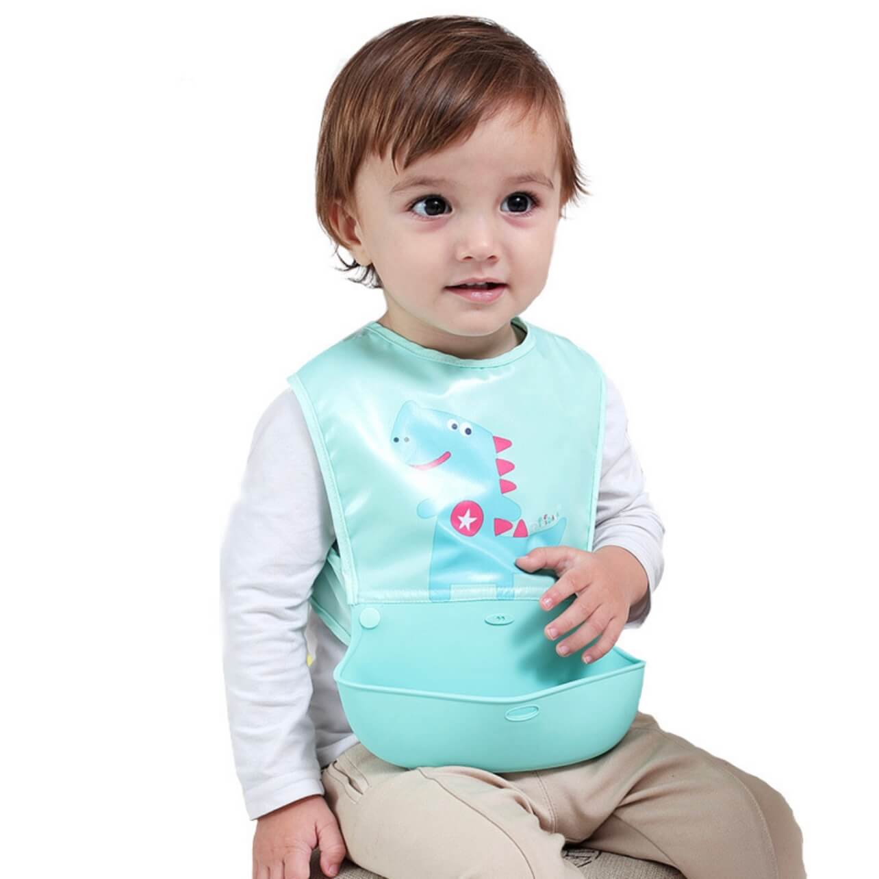 Bavetica din silicon pentru bebe